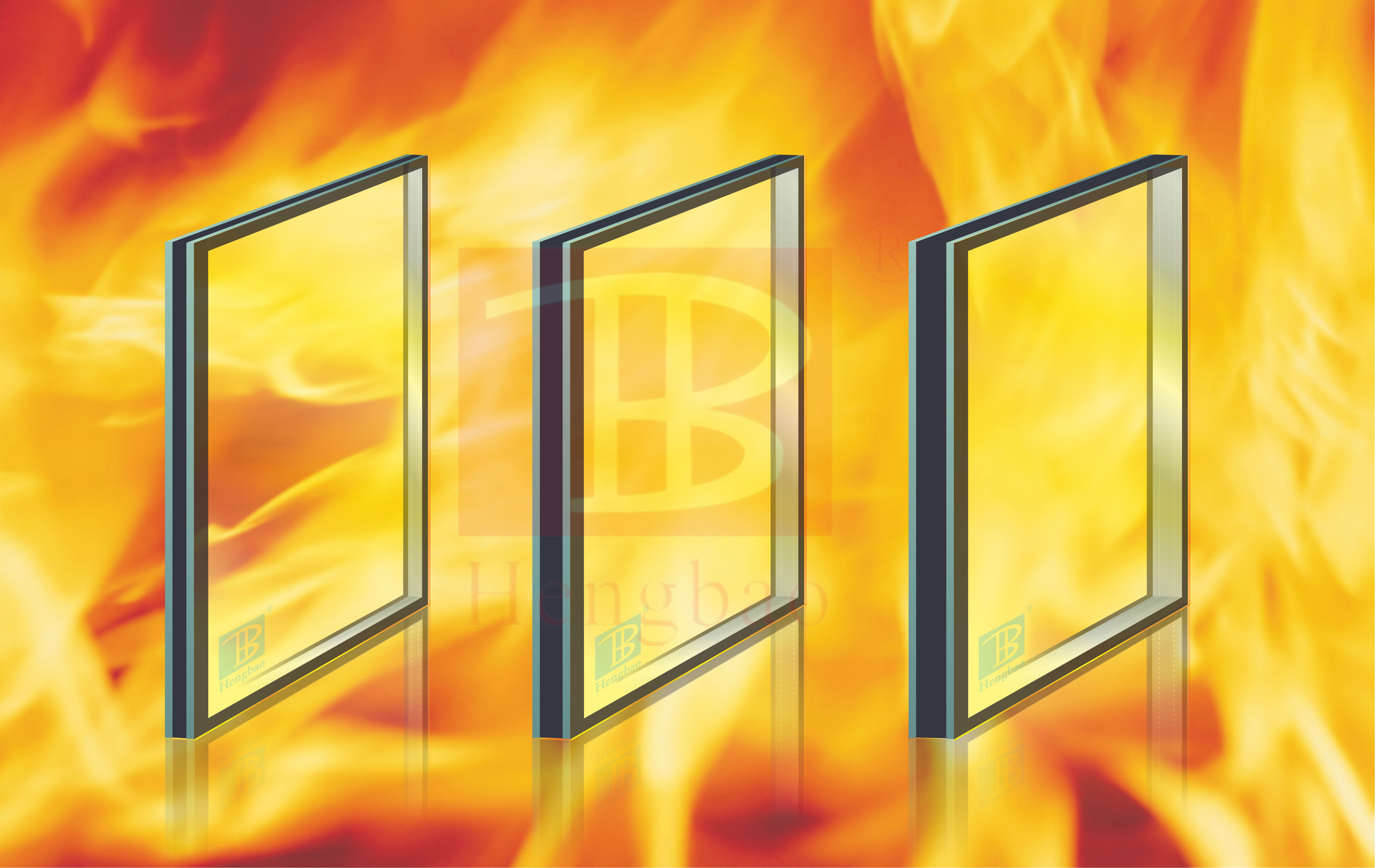 高品质非隔热型防火玻璃