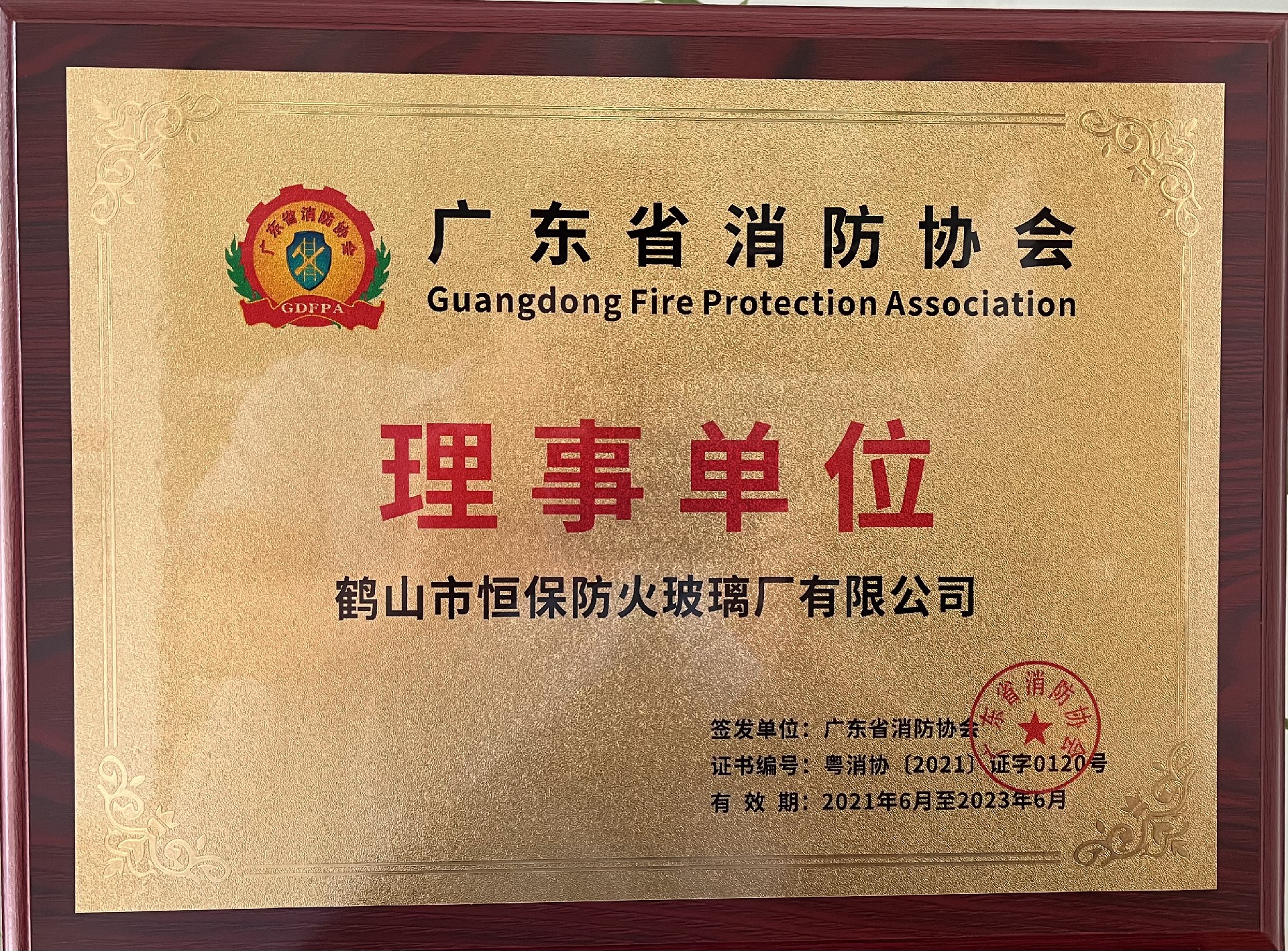 广东消防协会 理事单位